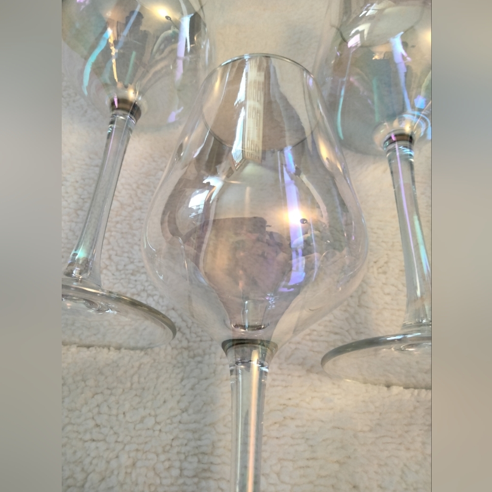 Rainbow Pearl Wine Glasses Set of 4 - Picture 6 of 6